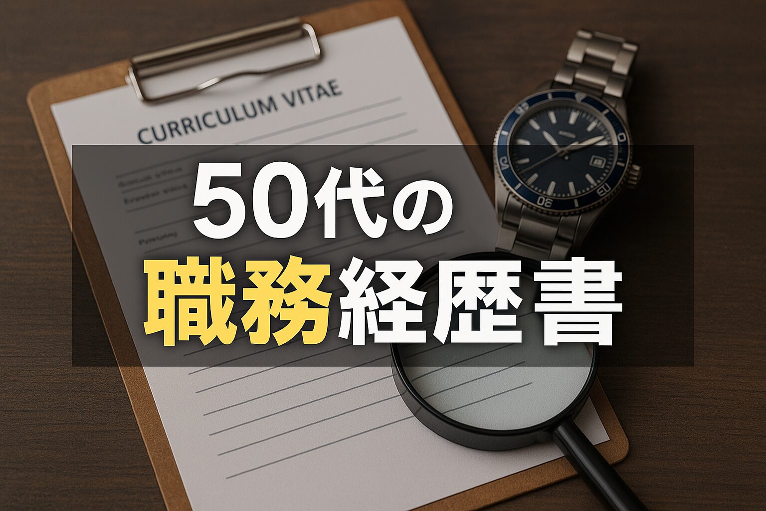 50代の職務経歴書