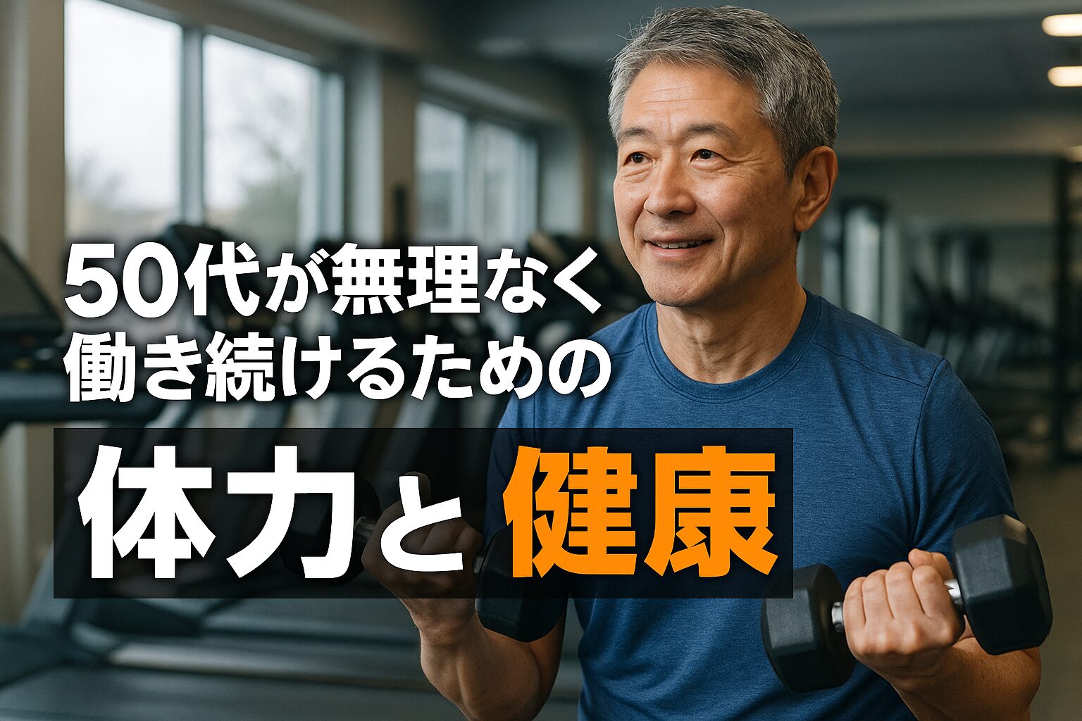50代が無理なく働き続けるための体力と健康